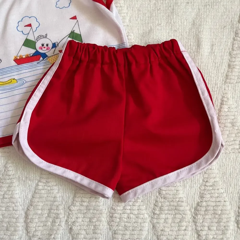 Vintage VTG 70s Baby Health-tex Set